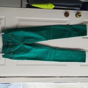 SILVER JEANS Green Silver Suki Skinny Leg Denim Jean Pant Bottoms